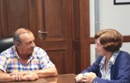 El intendente recibió a la Directora de la Chacra de Barrow