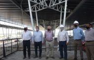 EL MINISTRO JAVIER RODRÍGUEZ RECORRIÓ LAS OBRAS DEL NUEVO MERCADO AGROGANADERO