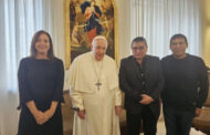 Reunión de José Voytenco con el Papa Francisco