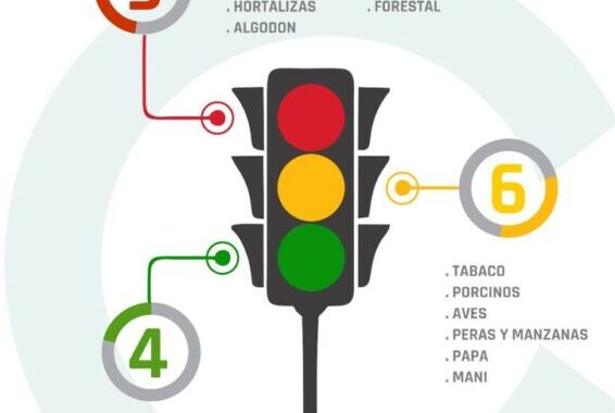 Semáforo de Economías Regionales: nuevas producciones en rojo
